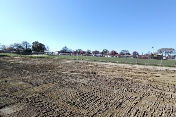 completed project image of North Otago rugby grandstand after being demolished and stripped out by Scope Group, NZ