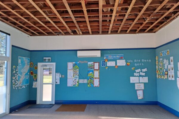 image of Waitahuna School before asbestos removal by Scope Group NZ