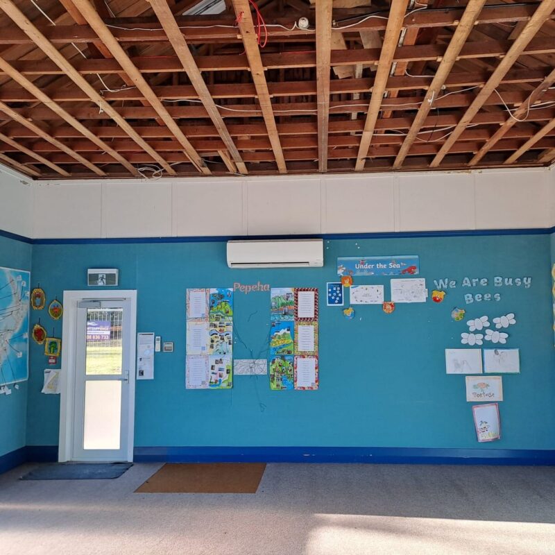 image of Waitahuna School before asbestos removal by Scope Group NZ
